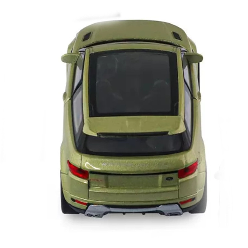 Машинка метал Land Rover  Evoque Ленд ровер 1:43 зелений відкр двері 5*11*4см (250388W)