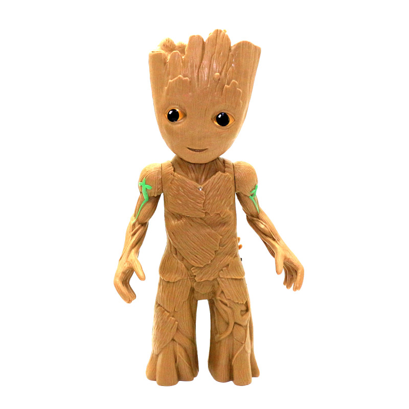 Іграшкова фігурка герой Groot Marvel Avengers Грут, пластик, іграшка звуки світло, 4+, 10*5*27 см (D 559-6)