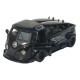 Машинка метал Volkswagen Type 2 (T1) чорна 1:32 світло звук інерція відч двері 2 дошки (TK-19102)