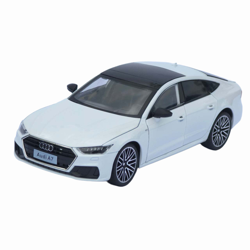 Машинка металева Audi A7 АвтоЕксперт біла 1:24 звук світло відкр двері капот багажник (1904-17)