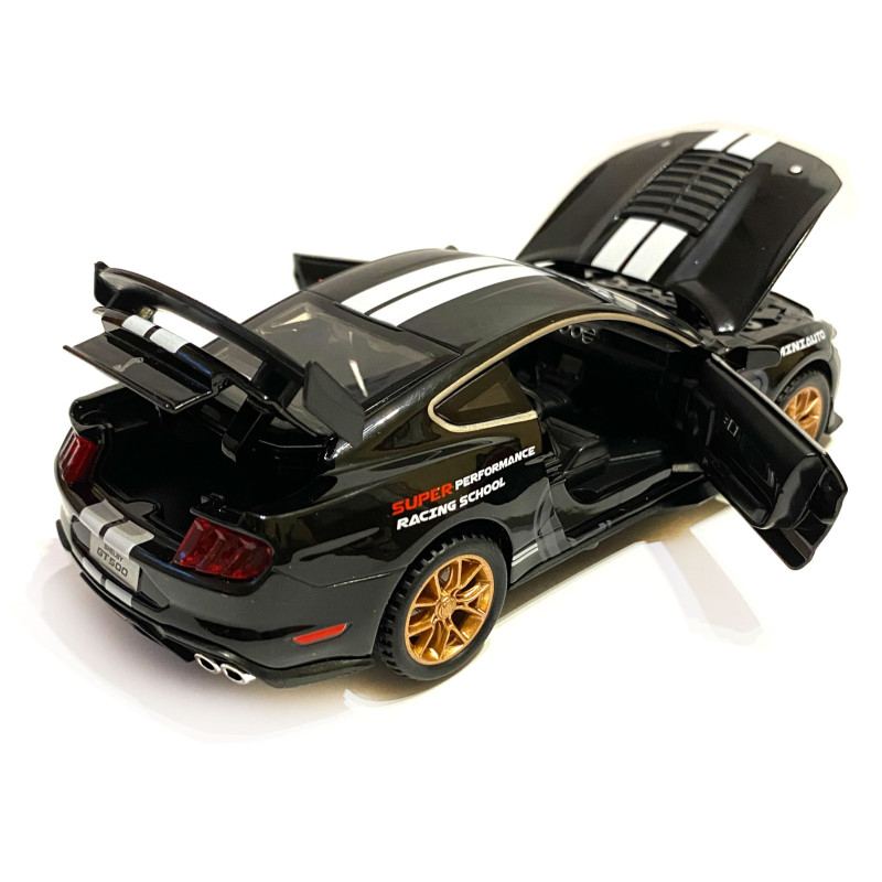 Машинка металева Ford Mustang Shelby GT500 "AutoExpert" Форд Мустанг шелбі GT500 чорний 16*6*6 см (LF - 03608)