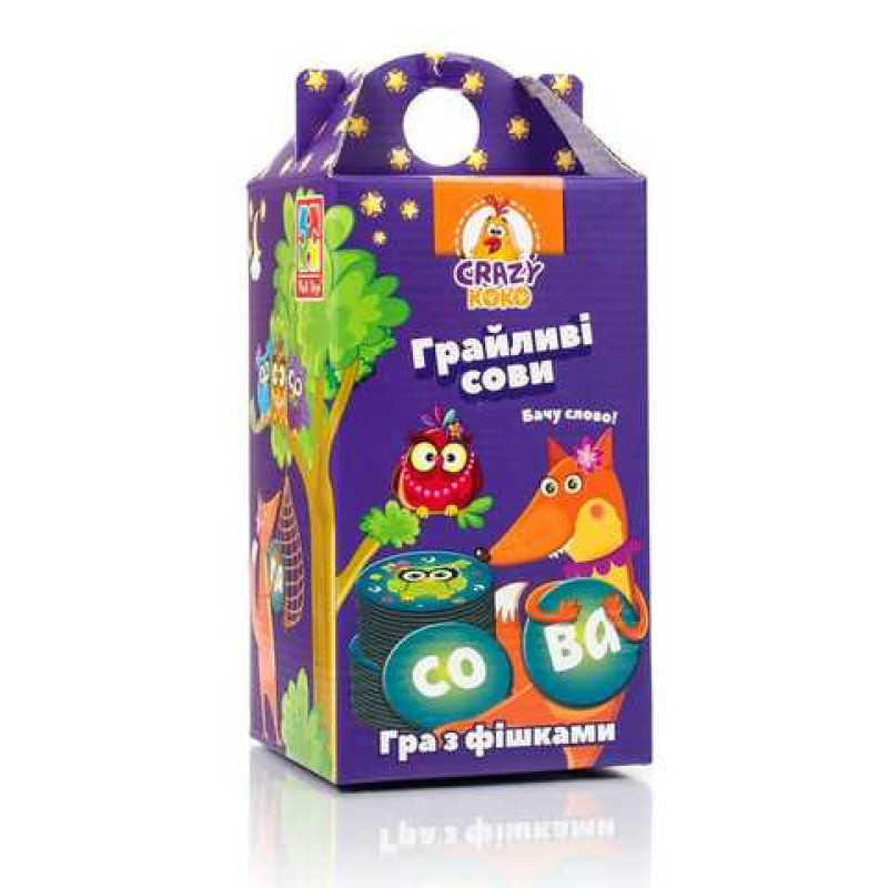 Настільна гра VLADI TOYS «Грайливі сови. Бачу сови» укр. (VT8033-04)