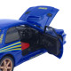 Машинка металл Subaru Impreza 22B STi (Субару Импреза) синяя 1:32 свет звук открыв двери капот багаж (TK-36180)