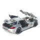 Машинка метал Mercedes-Benz SLR McLaren срібляста 1:32 світло звук відч двері капот багаж (TK-31160)