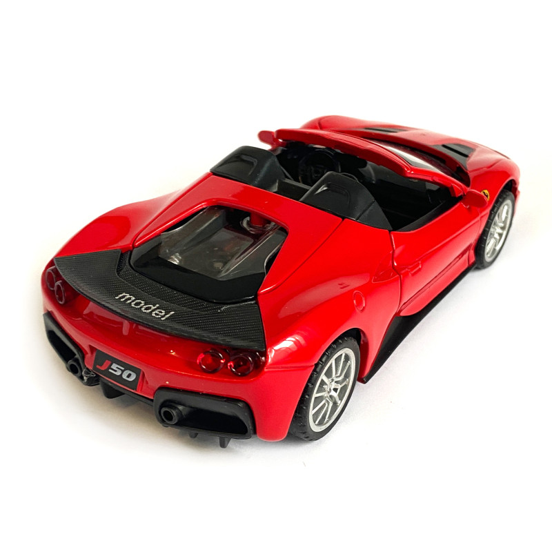 Машинка іграшкова дитяча металопластикова, АвтоЕксперт, Ferrari J50 (Феррарі) червона, 15*6*5см, (40408)