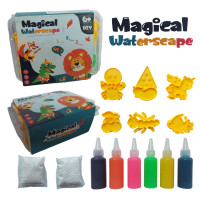 Набір для творчості Magical Waterscape 6 формочок двохстороніх, 6 пляшечок з рідиною 17*13*7см (690-3)