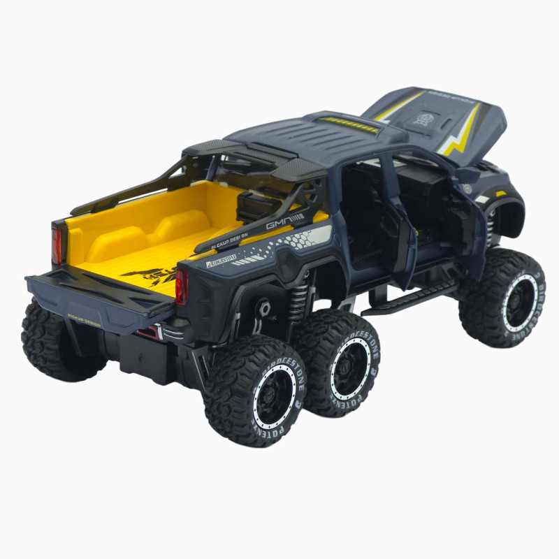Машинка метал Mercedes-Benz X-Class 6x6 АвтоЕксперт синя 1:32 звук світло інерція 20,5*10*8,5 см (ТК-9172)