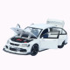 Mitsubishi Машинка метал Lancer Evolution IX біла 1:32 світло звук інерція відч двері баг капот 15*5,5*4,5см (TK-20651)