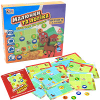 Настольная игра Fun game «Малюнки та логіка: пригоди на фермі» (украинский язык), UKB-B0031