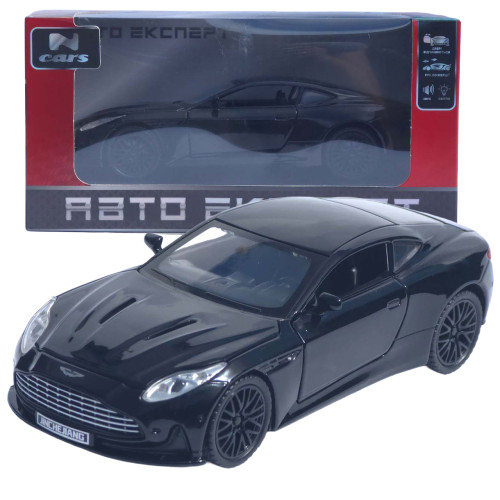 Машинка метал Aston Martin DB11 АвтоЕксперт чорна 1:32 світло звук 15*6*4 см (L-6983-05)