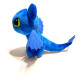 М'яка іграшка Дракончик, дракон, динозаврик, діно, синій, KinderToys, 31*24 см (00688-4)