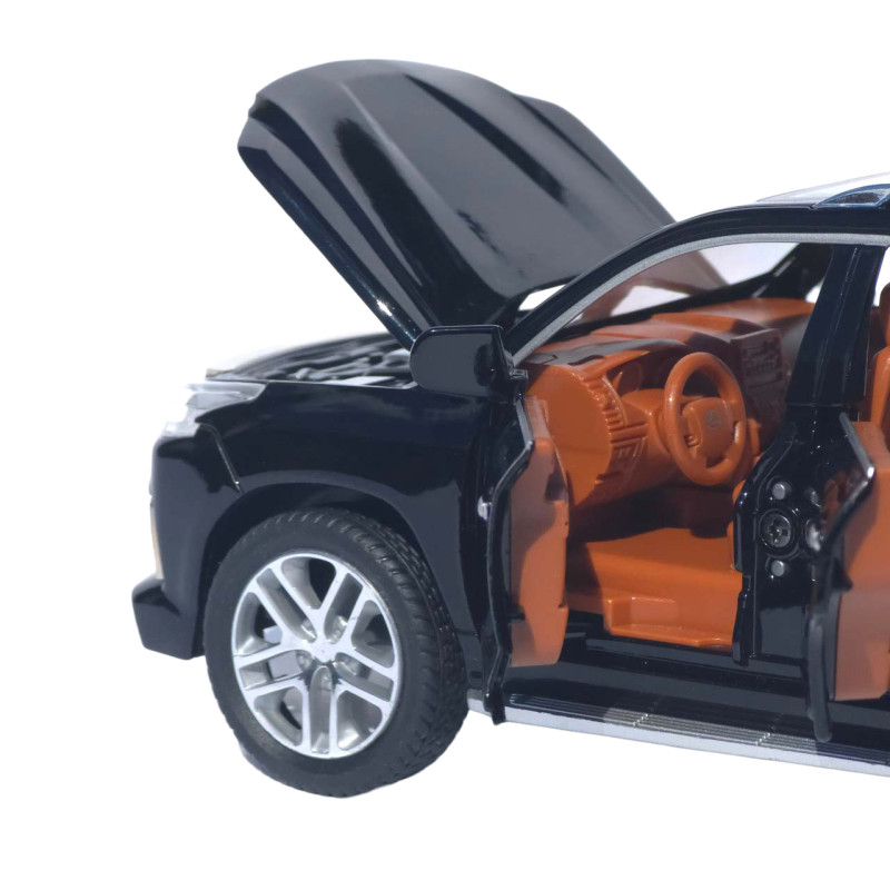 Машинка метал Lexus LX 570 АвтоЕксперт чорна 1:24 звук світло інерція 20*8,5*8 см (G6498-5)