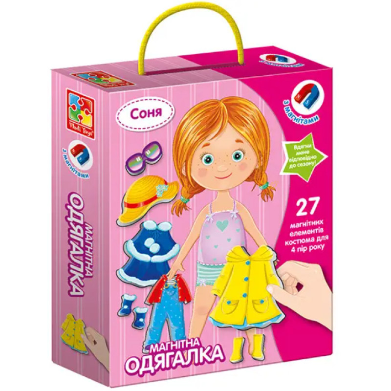 Магнітна гра-одягашка "Соня" Vladi Toys (VT 3702-07)