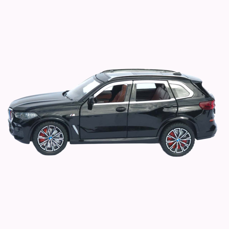 Машинка метал BMW X5 M Sport АвтоСвіт чорна 1:24 звук світло інерція 20,5*9,5*7,5 см (AP-2012)