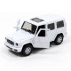 Іграшкова машинка металева MERCEDES BENZ G350, мерседес бенц, білий, відкр двері, інерція, 5*11*4см (250275)