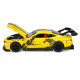Машинка металева Ford Mustang GT3 жовта 1:24 відкриваються двері капот 20,5*8,5*5 см (661293A)