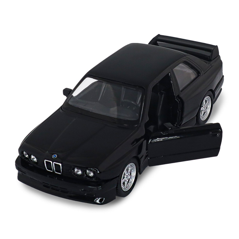 Машинка металева BMW M3 1987 БМВ чорна 1:43 відчинені двері 13*6*5см (250395U)