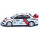 Машинка метал Mitsubishi Lancer Evolution IX біла 1:32 світло звук відч двері капот багаж (TK-13970)