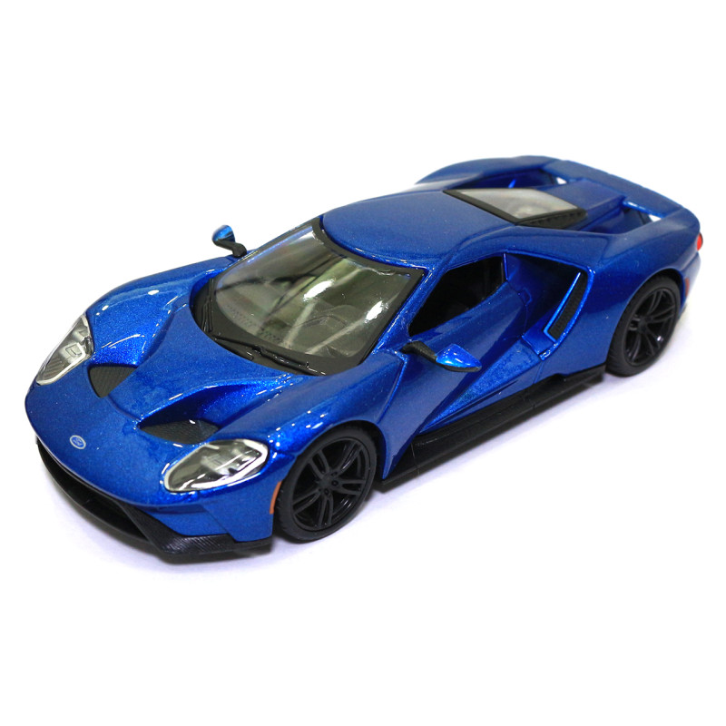Машинка металева Ford Gt 2017 "Bburago" Форд ГТ синій 12*3*6 см (18-43043)
