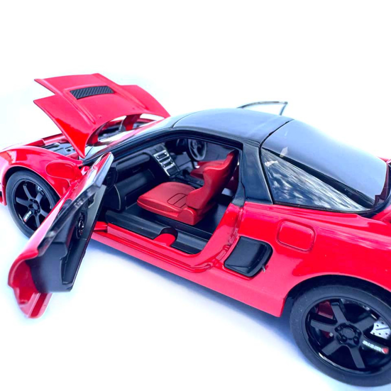 Машинка Honda NSX червона хонда 1:32 світло звук інерція відч двері баг капот 13,5*5*3,5см (TK-41022)