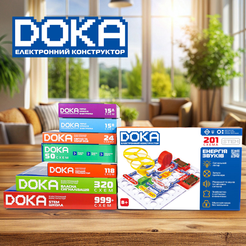 Електронний конструктор Doka 201 схема (D70706)