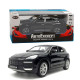 Машинка игровая Porsche Macan «АвтоЕксперт» Порше Макан, металл, черная, подсветка фар, звук, инерция, открываются двери, капот, 16*7*6, 15506
