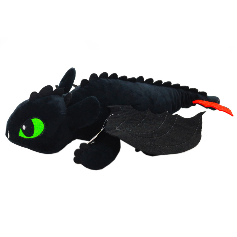 М'яка іграшка Нічна Фурія «Як приручити дракона», Дракоша KinderToys, 45 * 15 * 15 см, (00688-8)