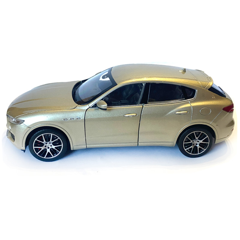 Іграшкова машинка металева WELLY 1:24 MASERATI LEVANTE, мазератті, відкр.двері, капот, бронза, 18.5*7.5*6.5 см (24078W)