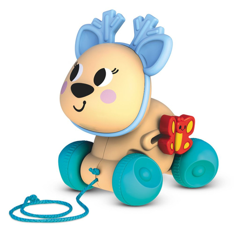 Детская игрушка-каталка Kids Hits Олененок, от 1 года, 12.8*14.8*10.8 см (KH22/003)