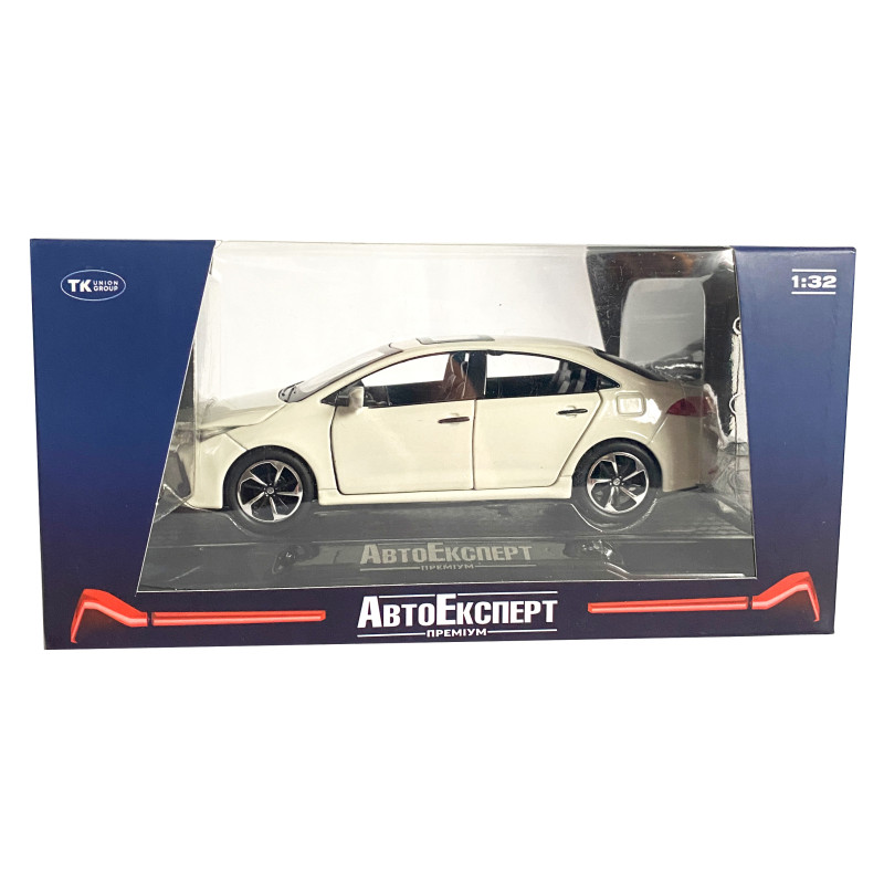 Машинка металева Toyota Corolla «AutoExpert» Тойота Королла біла звук світло 15,5 *4,5 *7 см (GT-6258)