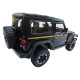 Машинка метал Jeep Wrangler Rubicon джип вранглер чорний 1:24 світло звук 21,5*8*9см (GT - 94911)