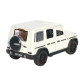 Машинка метал Mercedes-Benz G-Class (Гелендваген) АвтоЕксперт біла 1:32 звук світло (LF-80110)
