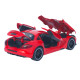 Машинка металл Mercedes-Benz SLR McLaren красная 1:32 свет звук открыв двери капот багаж (TK-31160)
