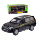 Іграшкова машинка металева Toyota Land Cruiser Prado Автопром Тойота джип 1:24, чорна, 20*7*8 см, (68270)