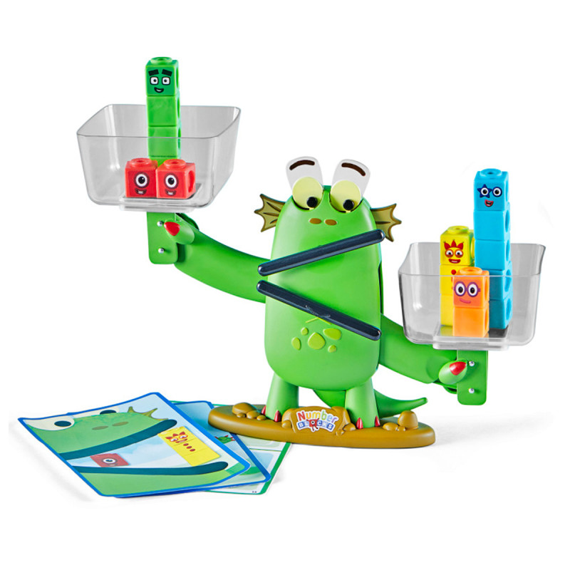 Навчальний ігровий набір Learning Resources серії Numberblocks Ваги Blockzee математика уп 8*28*22см (HM96089-UK)