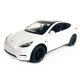 Іграшкова машинка металева Tesla Y, тесла, біла, звук, світло, інерція, откр двері, багажник, капот, Автоексперт, 1:32, 14,5*6*6см (ТК-16723/39110)