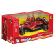 Машинка металева Ferrari Racing SF-24 Bburago, 1:43, Фераррі Рейсінг SF-24 Ббураго, 13*5*3 см (18-36844)