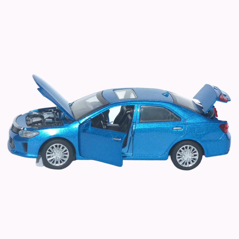 Машинка металева Toyota Camry "AutoExpert" Тойота синя звук світло 15*4*6 см (LF-79509)