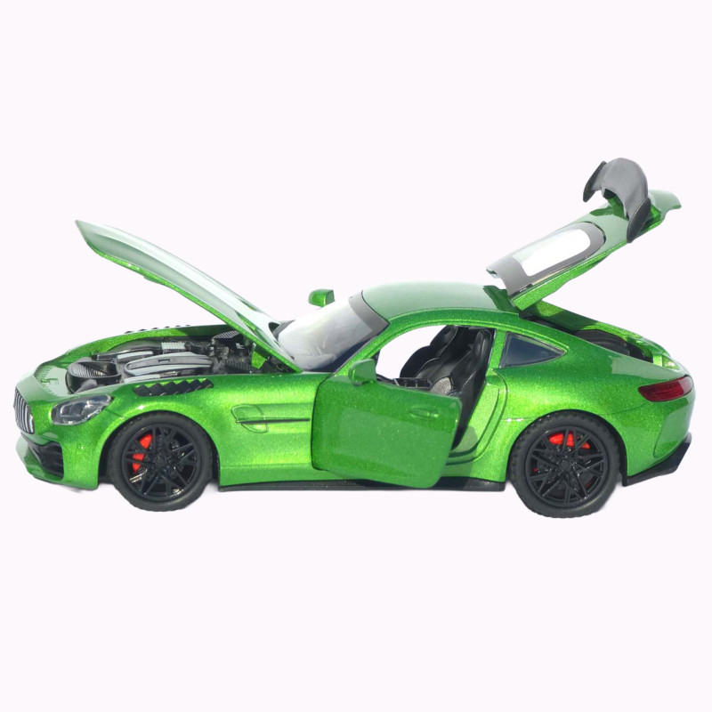 Машинка метал Mercedes-Benz AMG GT R АвтоЕксперт зелена 1:32 звук світло інерція (LF-99081)
