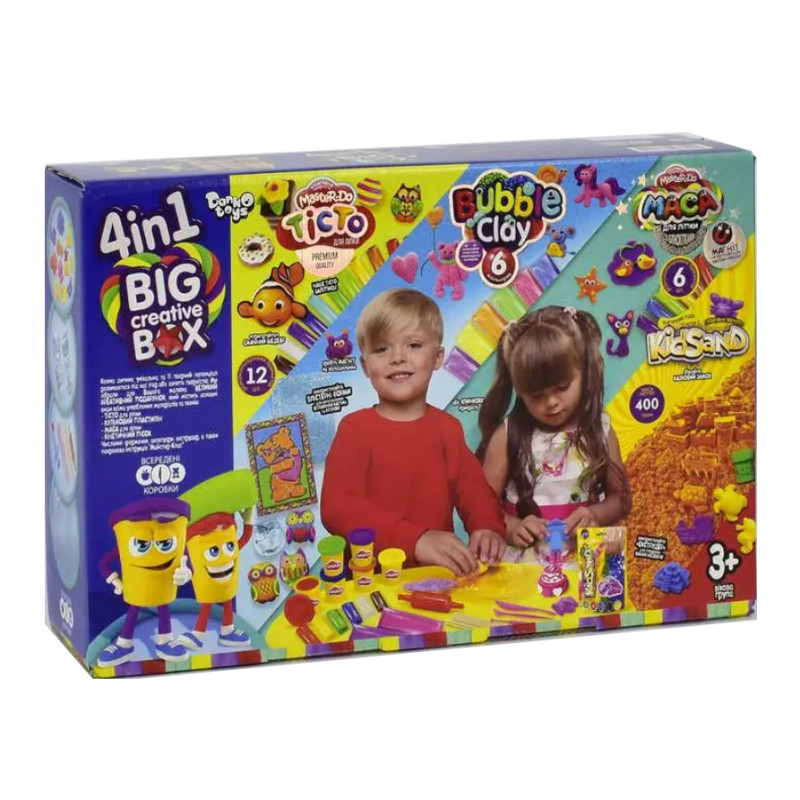 Набір для творчості Danko Toys 4в1 Big Creative Box BCRB-01-01U