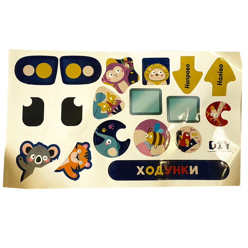 Ходунки каталка з ігровим центром WToys, бірюза, сортер, шестерні, світло, пісні, казки, кор 39,5*11,5*5,5см (67127)