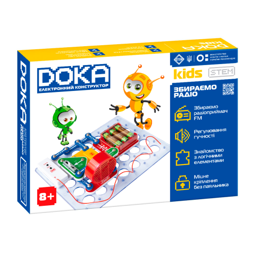 Електронний конструктор Doka Збираємо радіо (D70703)