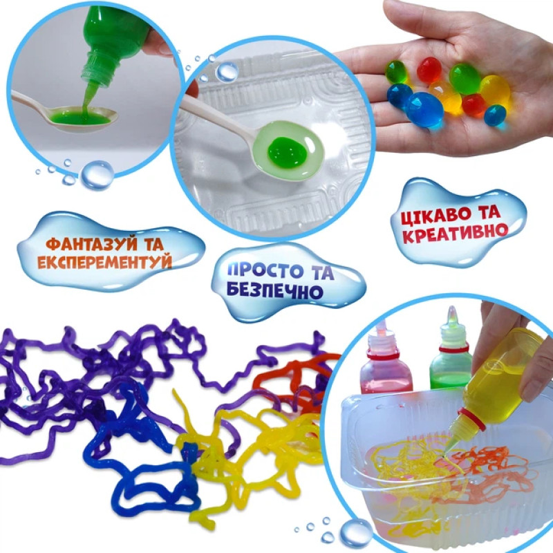 Набір для творчості гель Magic water Creative gel SPRING 7 гелі ложка 28*24*7см (MV6031-04)