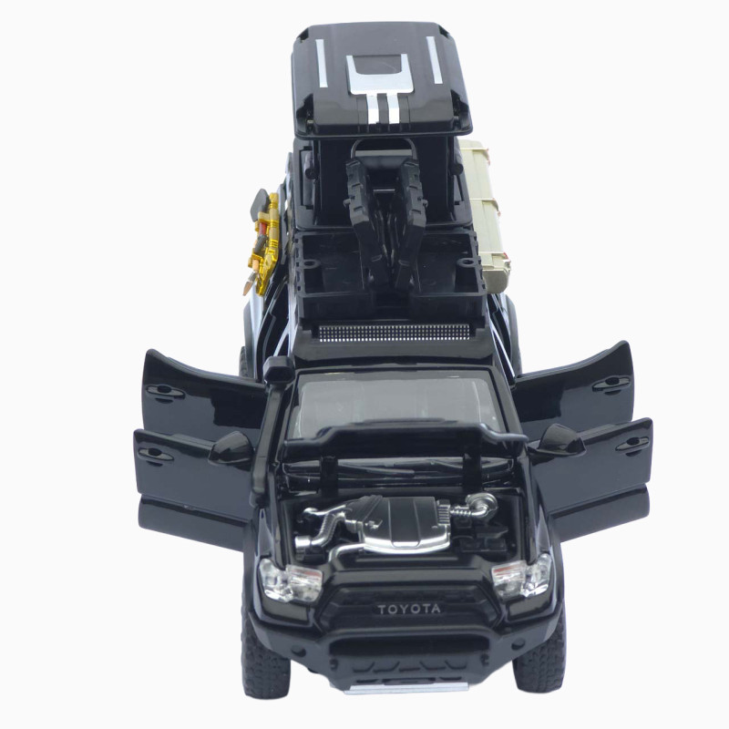 Машинка метал Toyota Tacoma TRD Pro АвтоЕксперт чорна 1:32 звук світло інерція (ТК-9415)