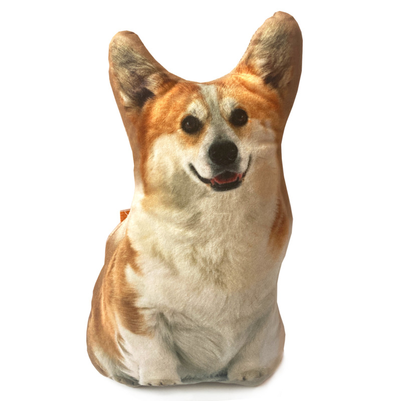 Мягкая игрушка сувенир, подушка собачка коргі Соня 32*19 см. (00278-61)