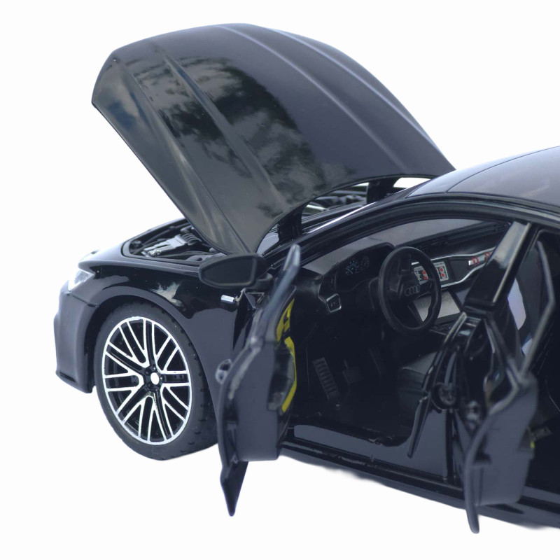 Машинка металева Audi A7 АвтоЕксперт чорна 1:24 звук світло відкр двері капот багажник (1904-17)