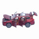 Машинка металл Toyota Highlander АвтоЭксперт бордовая 1:24 свет звук откр двери капот багажник (1980-08)