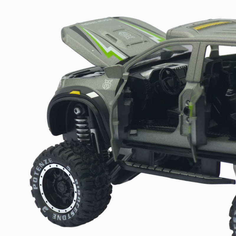Машинка метал Mercedes-Benz X-Class 6x6 АвтоЕксперт срібляста 1:32 звук світло 20,5*10*8,5 см (ТК-9172)
