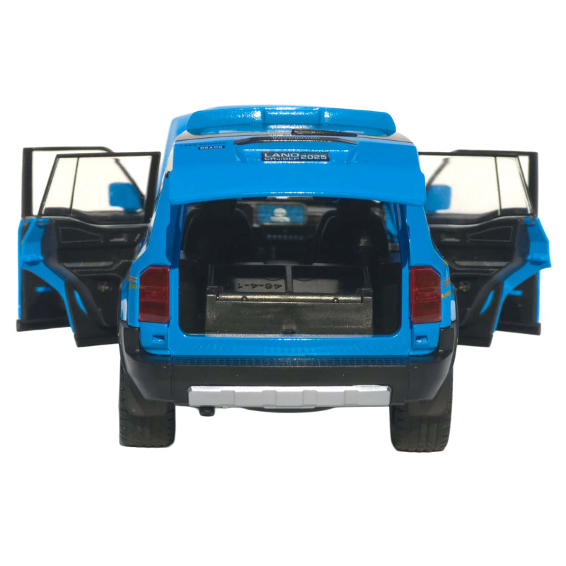 Машинка метал Toyota Land Cruiser Prado АвтоЕксперт блакитна 1:24 звук світло 21*8*8 см (G7605-44)