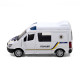 Машинка металева дитяча Mercedes-Benz Sprinter Поліція, біла, відкриваються двері, 4*11*5см ( 250294)